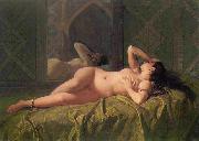 unknow artist Odalisque oil painting on canvas